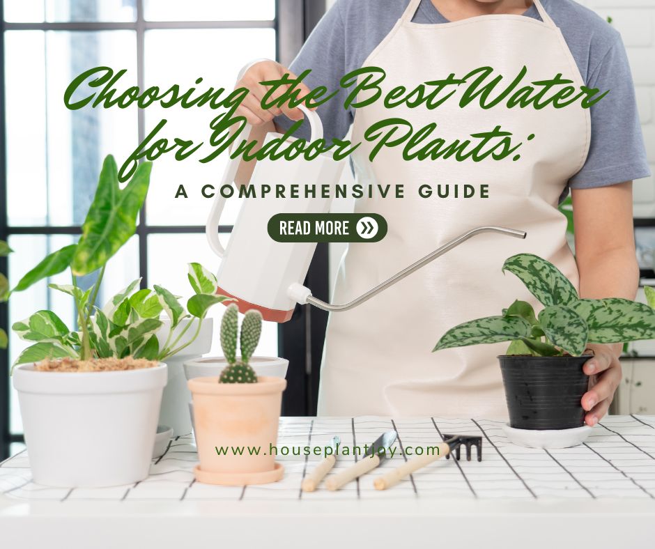 Choosing the Best Water for Indoor Plants A Comprehensive Guide