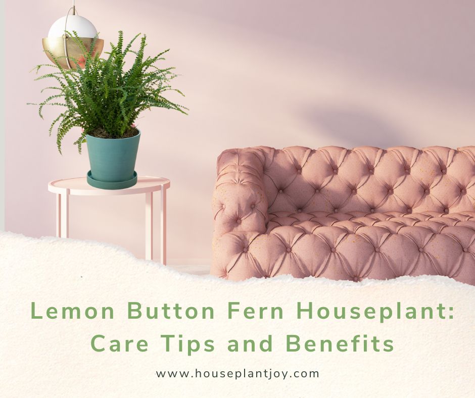 Lemon Button Fern Houseplant Care Tips and Benefits
