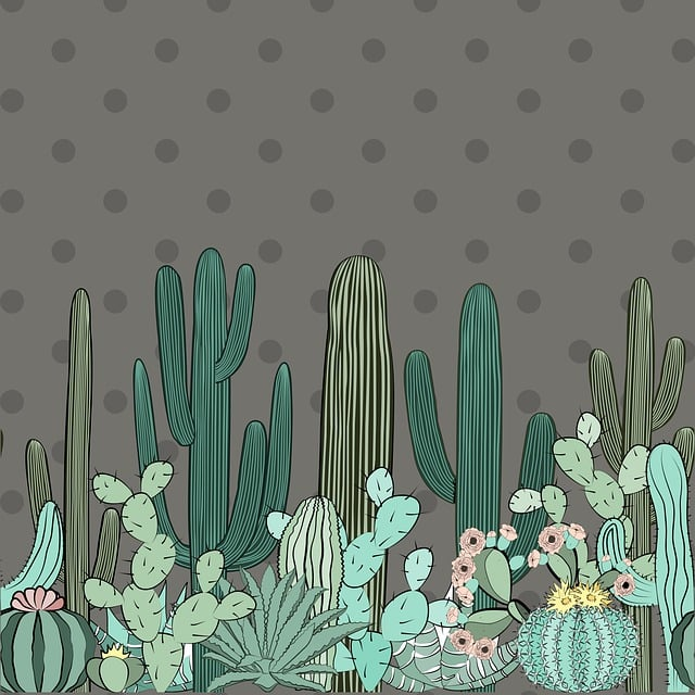 cactus, plant, green