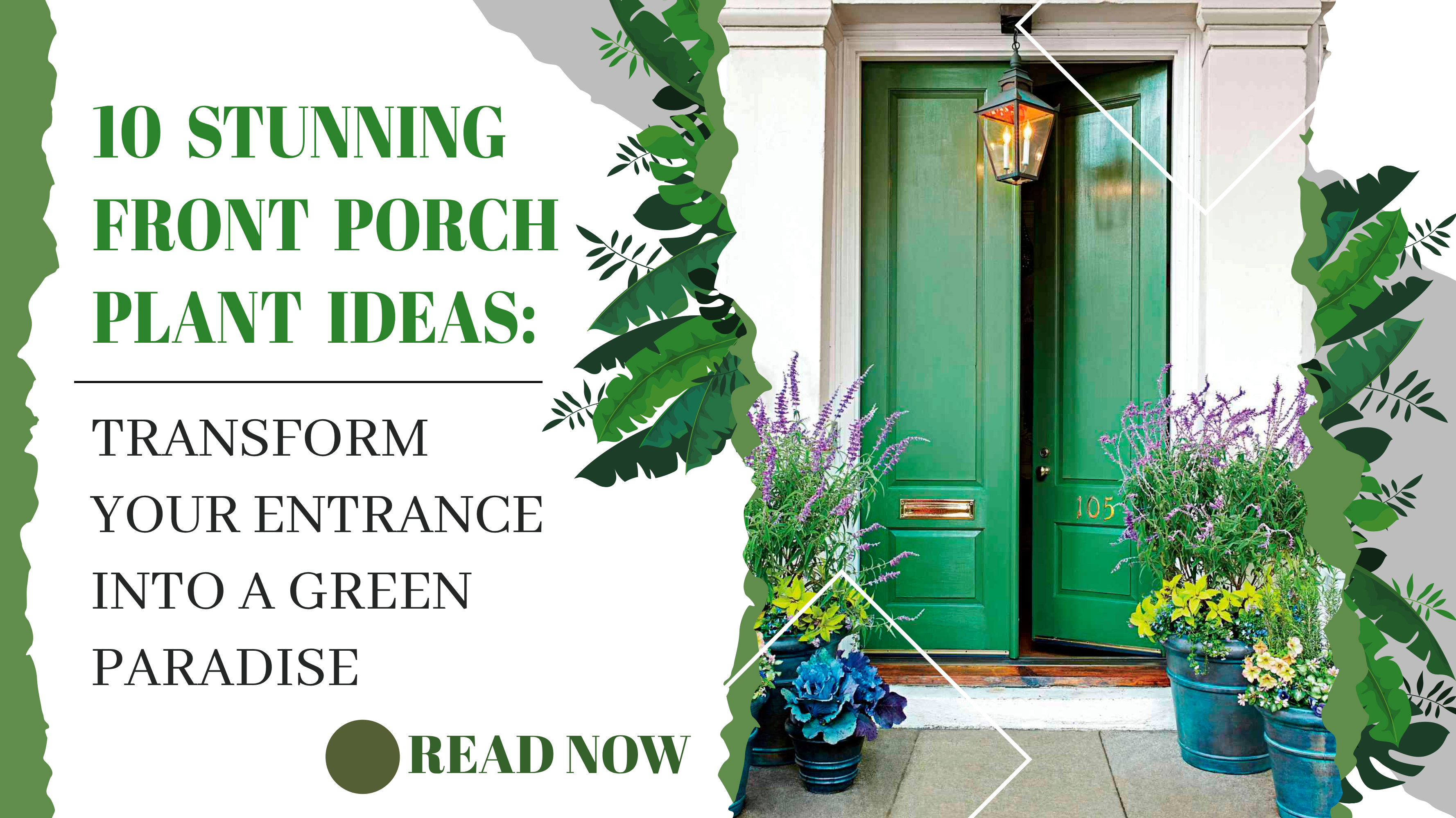 10 Stunning Front Porch Plant Ideas front porch plant ideas