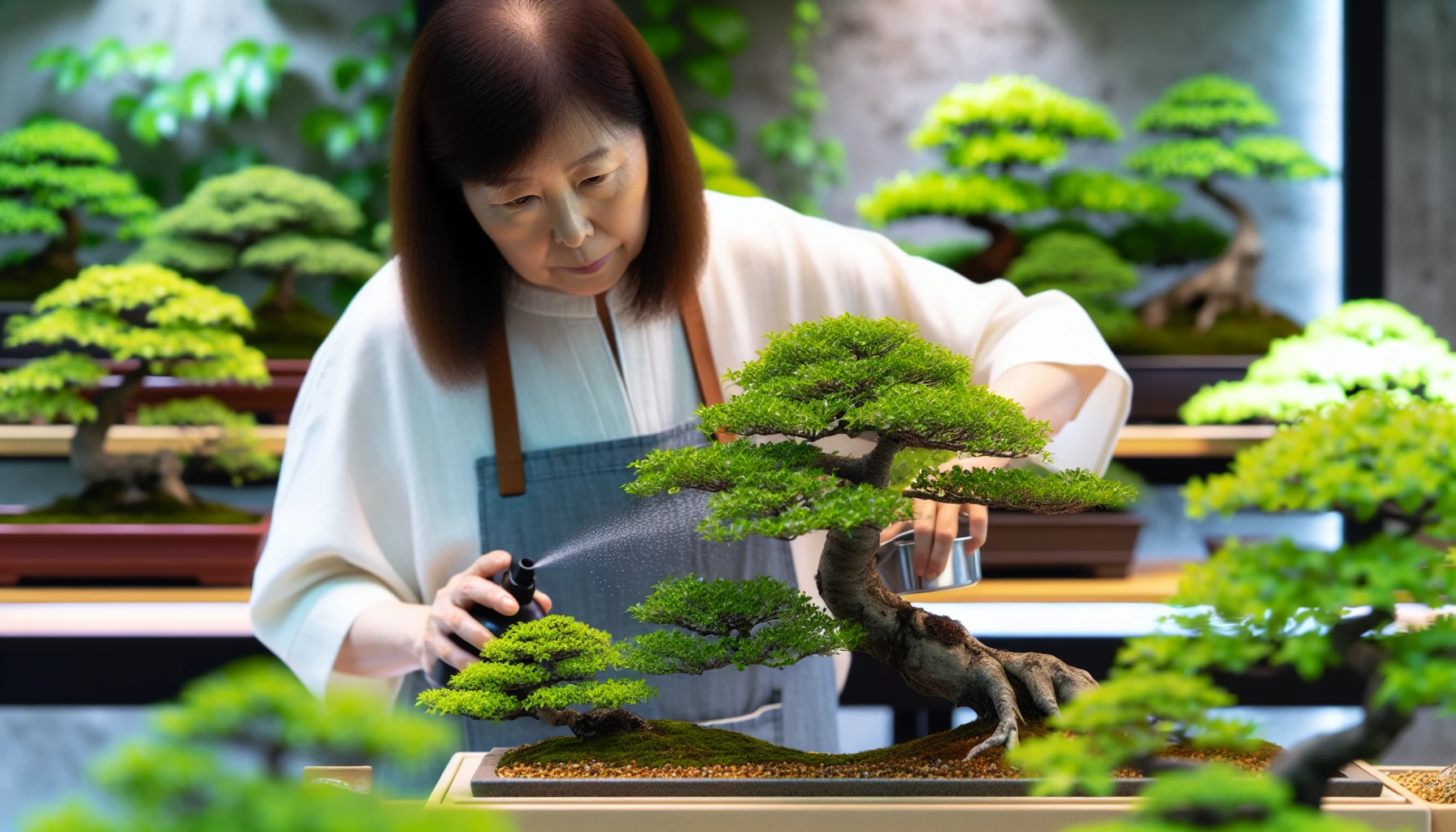 Long-term care for mature bonsai trees