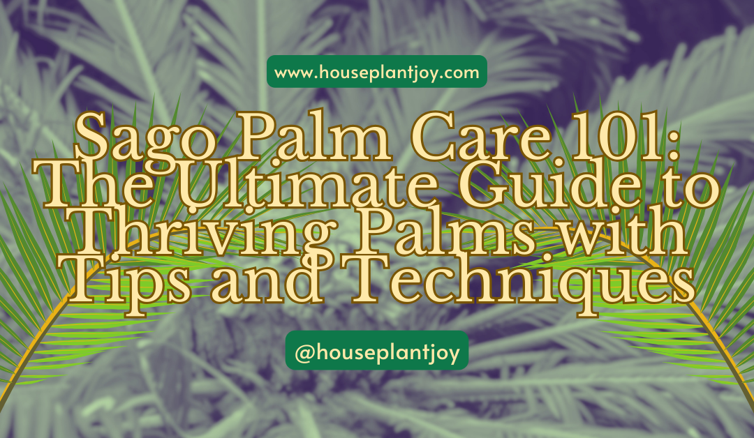 Sago Palm Care 101: The Ultimate Guide to Thriving Palms with Tips and Techniques