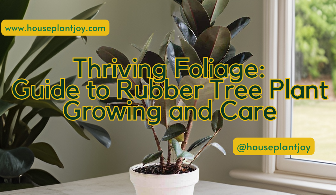 Thriving Foliage:  Guide to Rubber Tree Plant Growing and Care