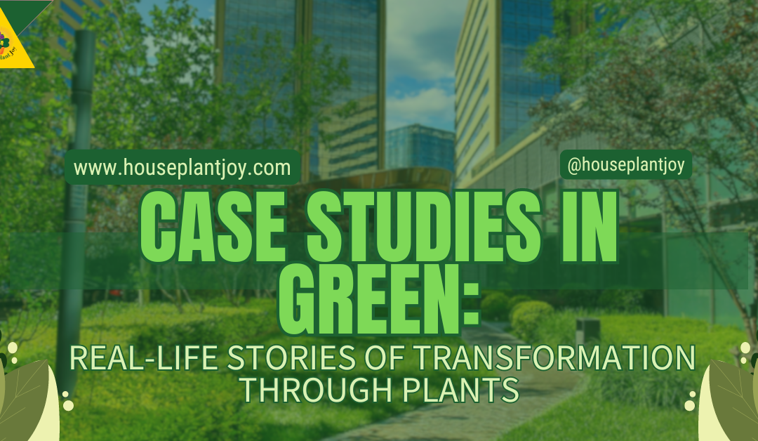 Case Studies In Green: Real-Life Stories Of Transformation Through Plants